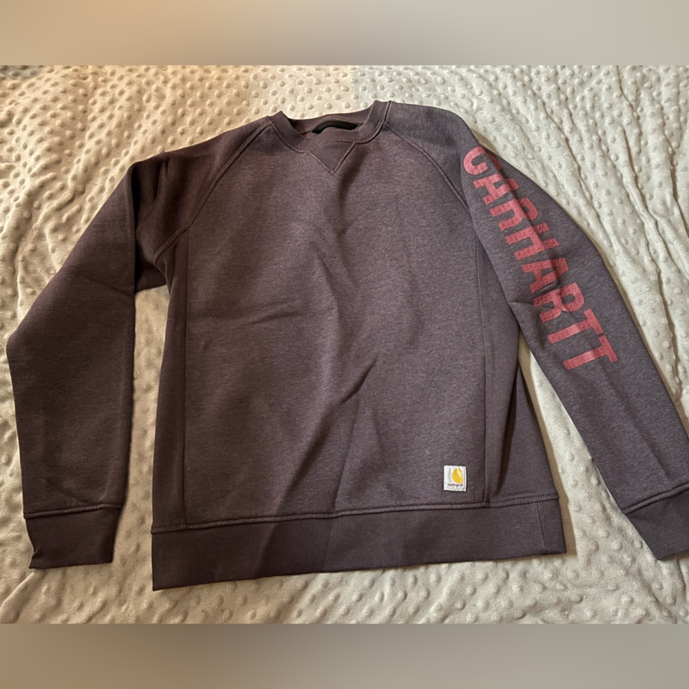 Carhartt Men's Dark Brown Crewneck Sweater